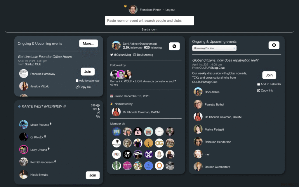 عکس نسخه ویندوز کلاب هاوس 1