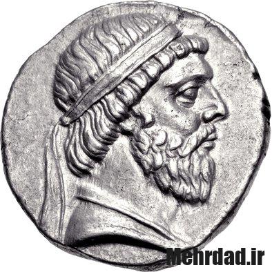 سکه نقره مهرداد اول